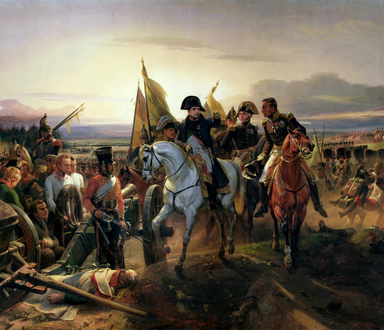 A Batalha de Friedland, 14 de junho de 1807 de Emile Jean Horace Vernet