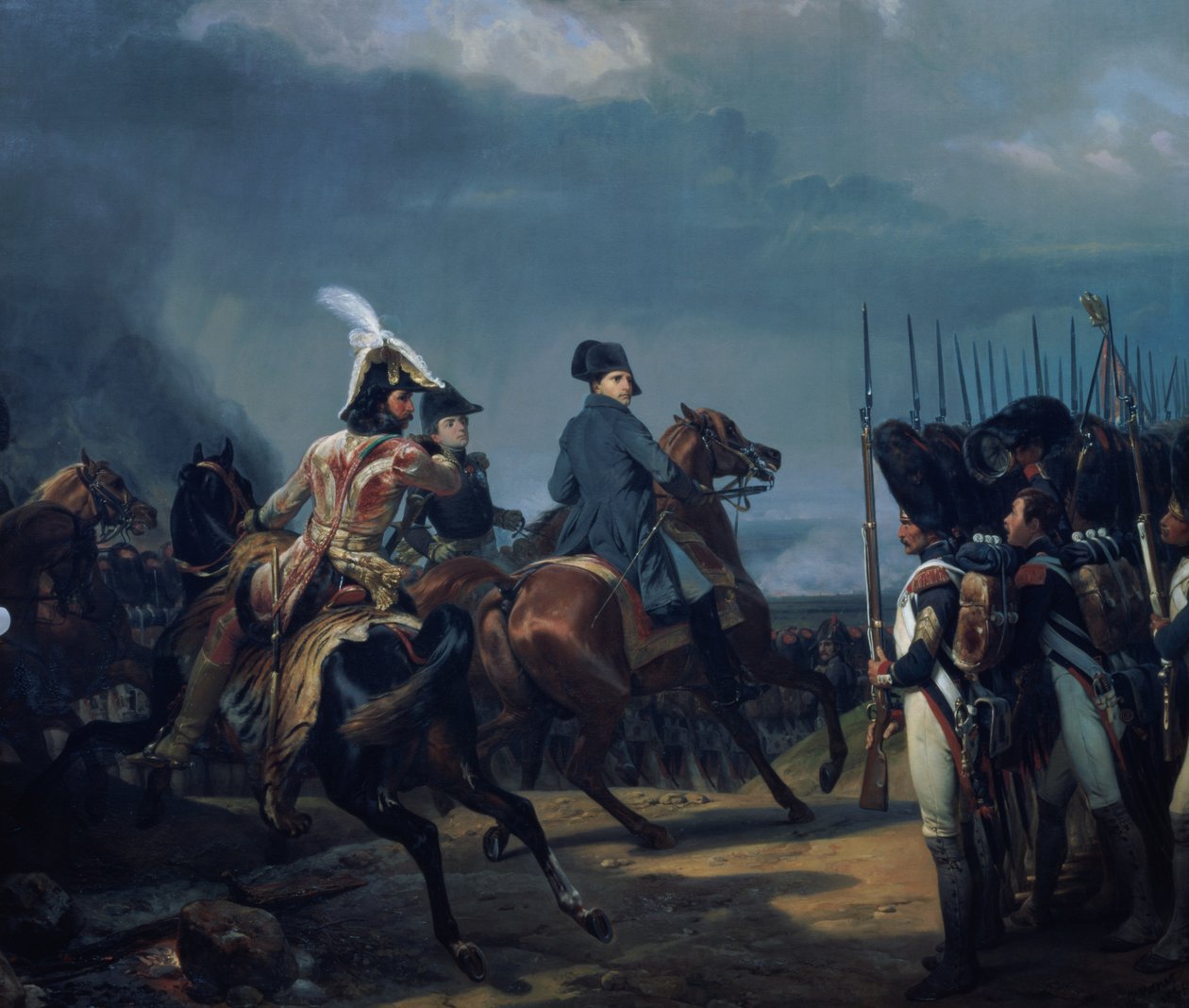 A batalha de Iena, 14 de outubro de 1806 (para detalhes, ver 70309) de Emile Jean Horace Vernet