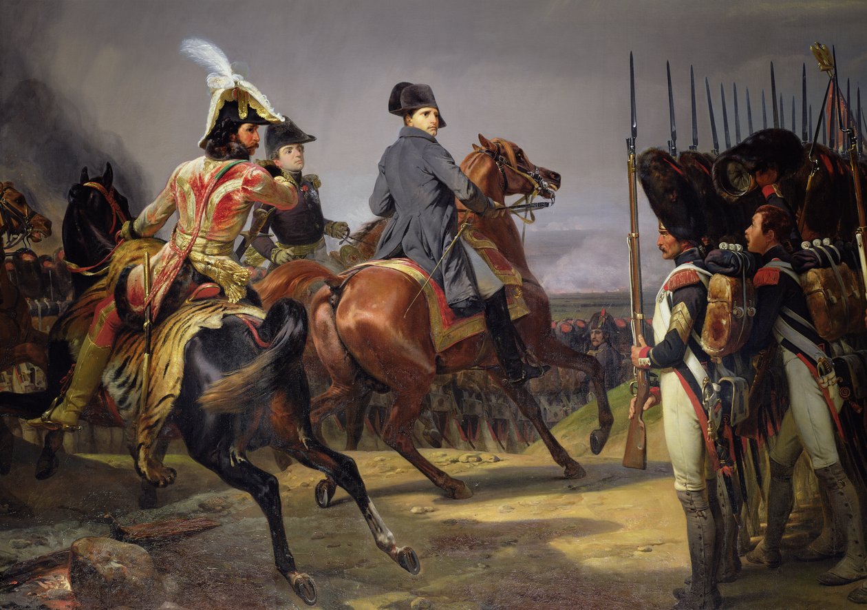 A Batalha de Iena, 14 de outubro de 1806, 1836 (detalhe de 82.346) de Emile Jean Horace Vernet