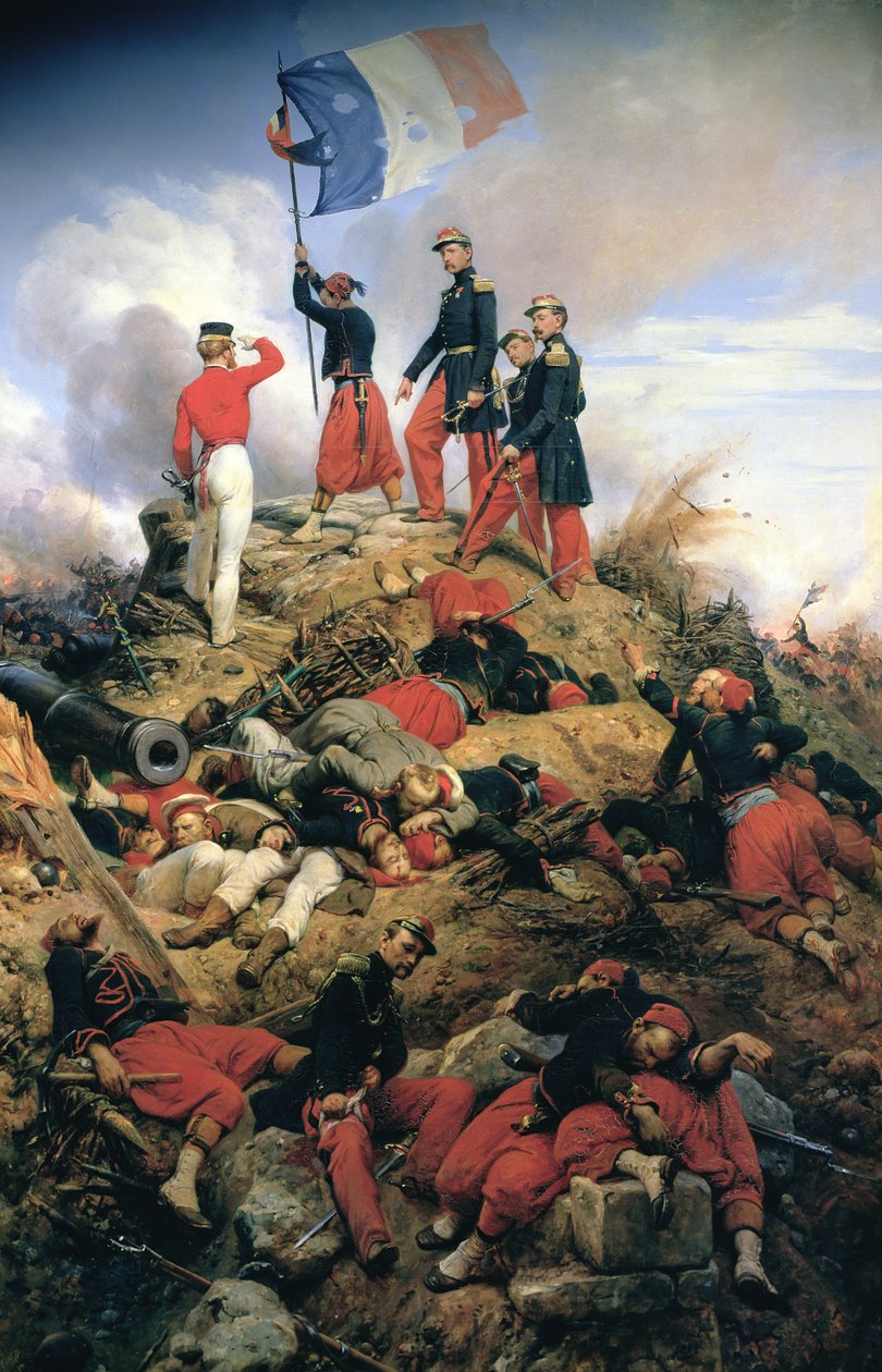 A tomada de Malakoff de Emile Jean Horace Vernet