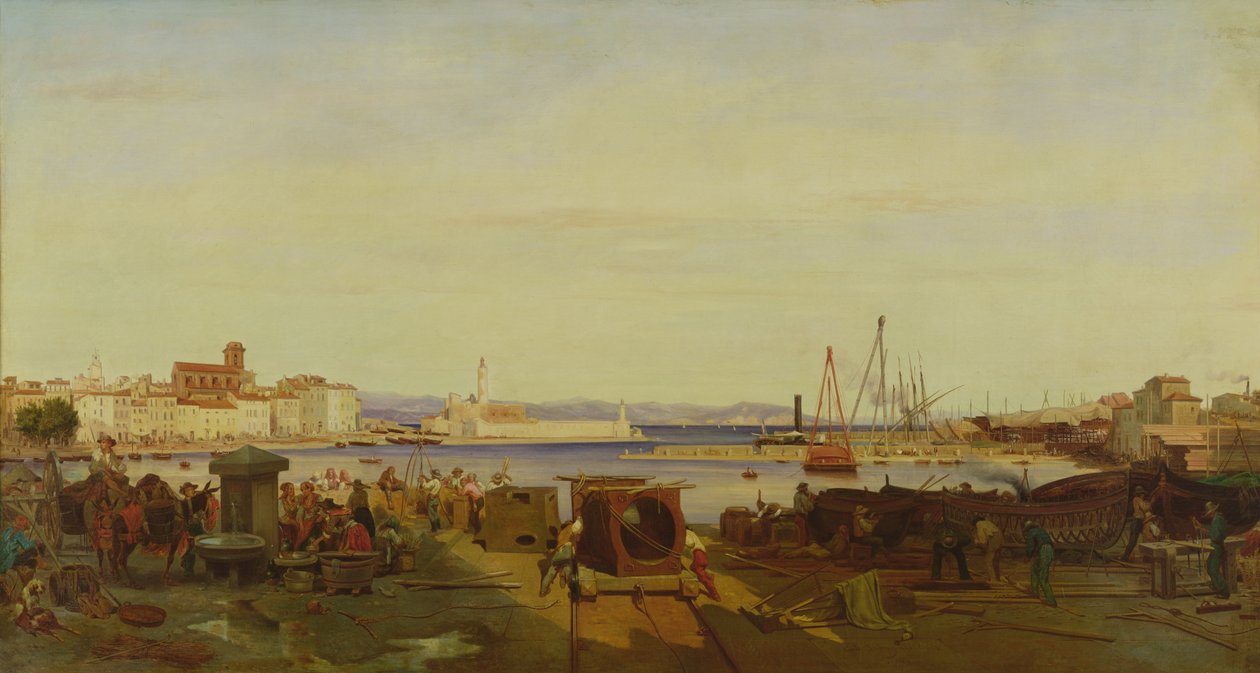O porto de La Ciotat de Emile Loubon