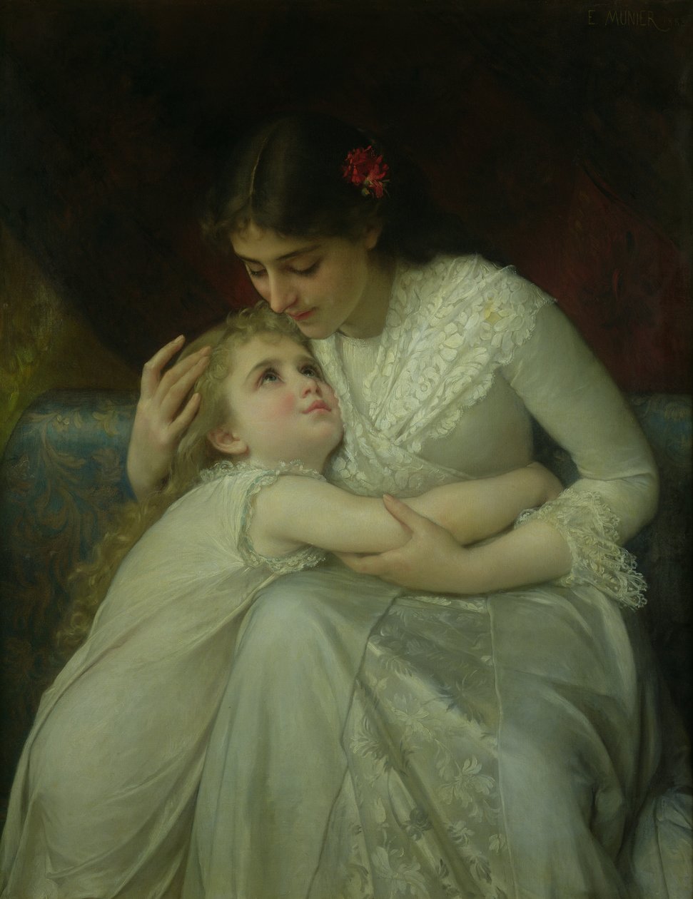 Mãe e filho de Emile Munier