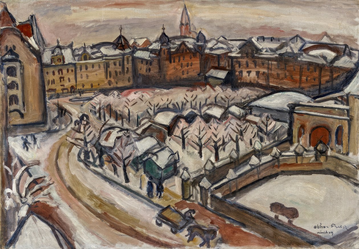 Neve em Munique de Emile Othon Friesz