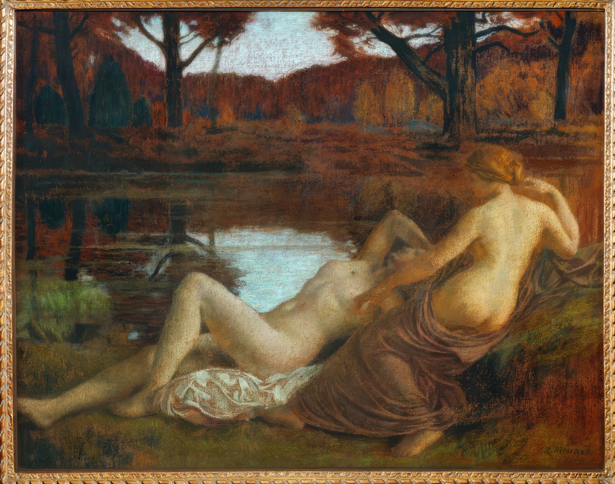 The Dryads de Marie Auguste Emile Rene Menard