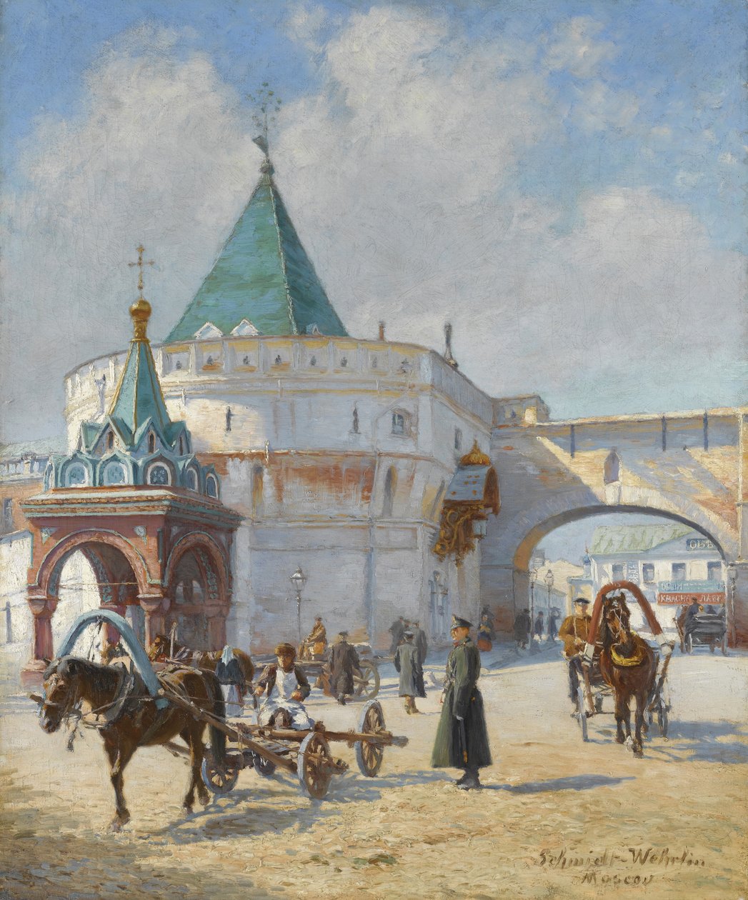 Vista de Moscou de Émile Schmidt Wehrlin