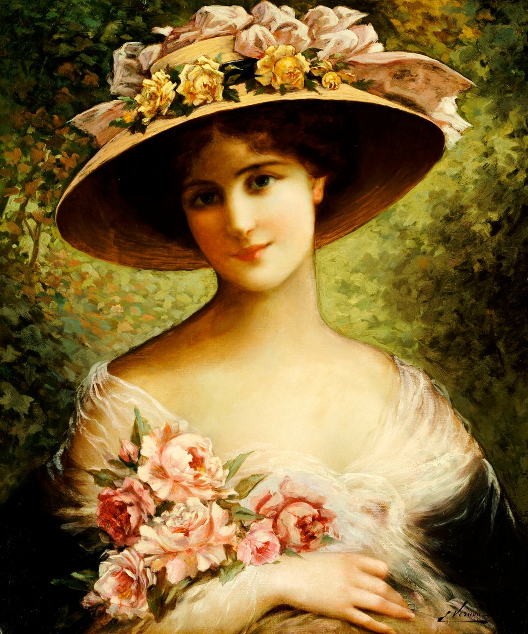 O chapéu extravagante de Emile Vernon