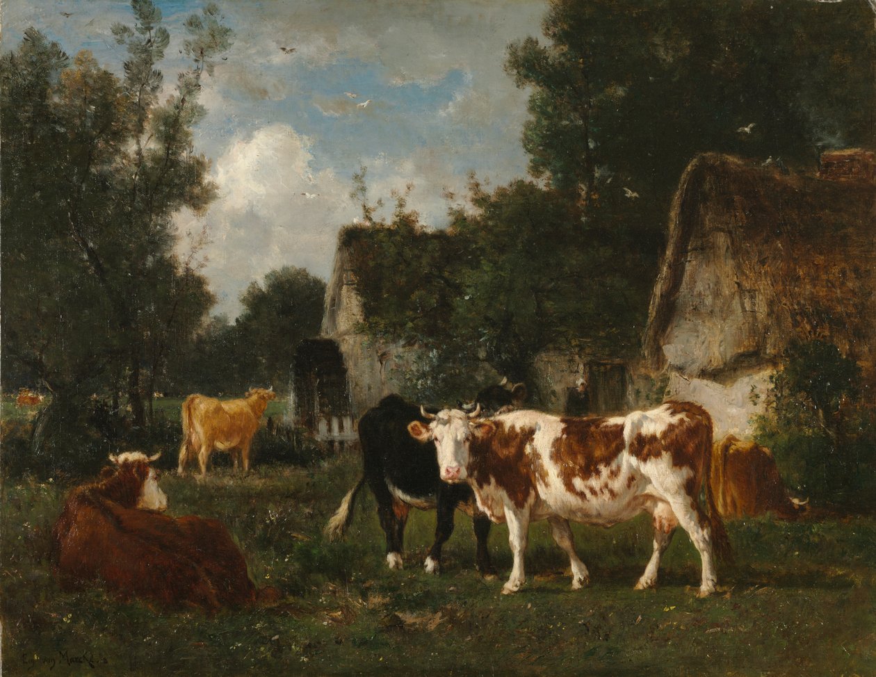 O moinho de Emile van Marcke de Lummen