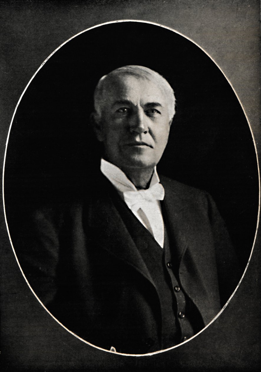 Thomas Edison, o Mago do Ocidente, c1880s, 1914. de Emilie Bieber