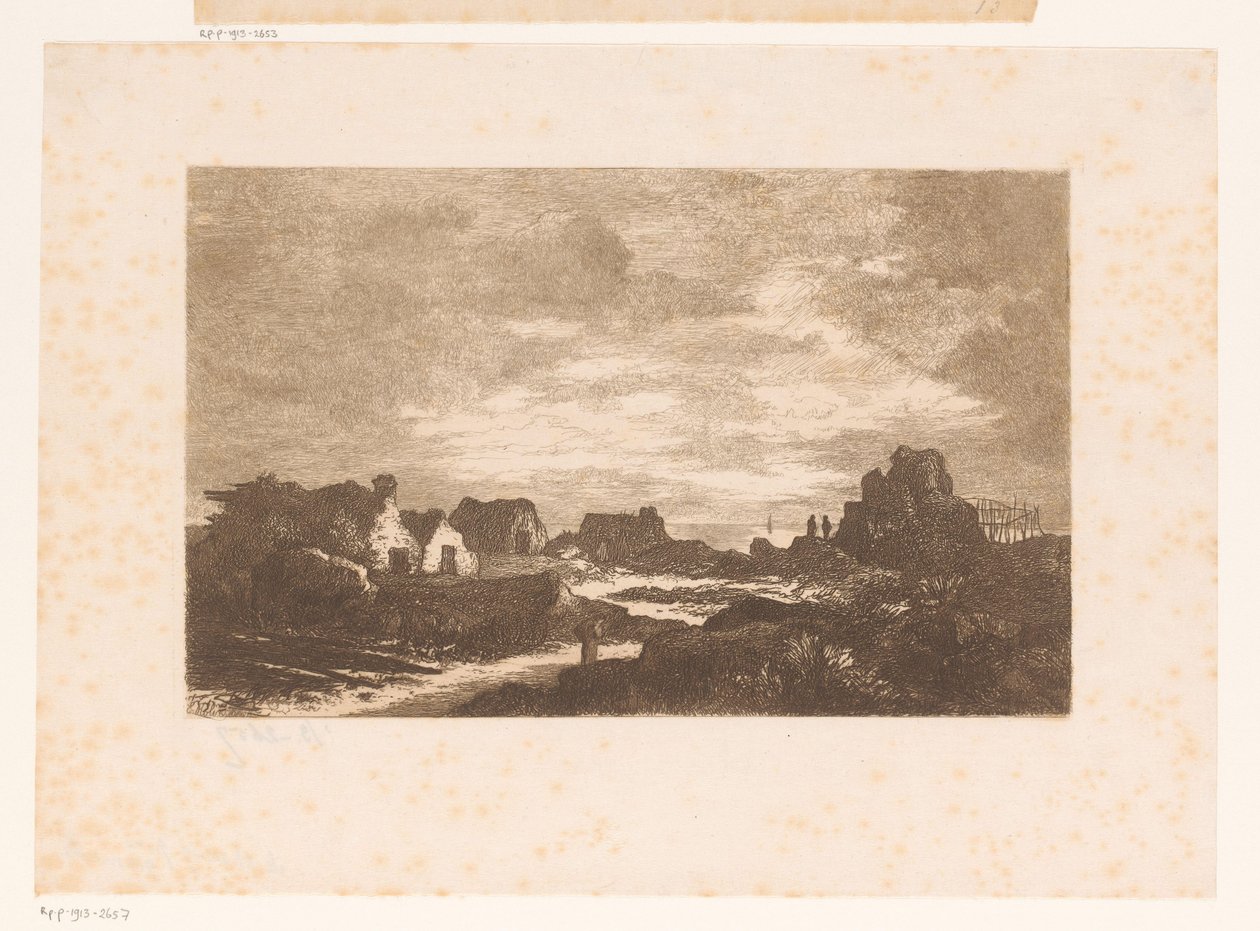 Vista de Chaussy perto de Grandville de Emilie Rolin Jacquemijns
