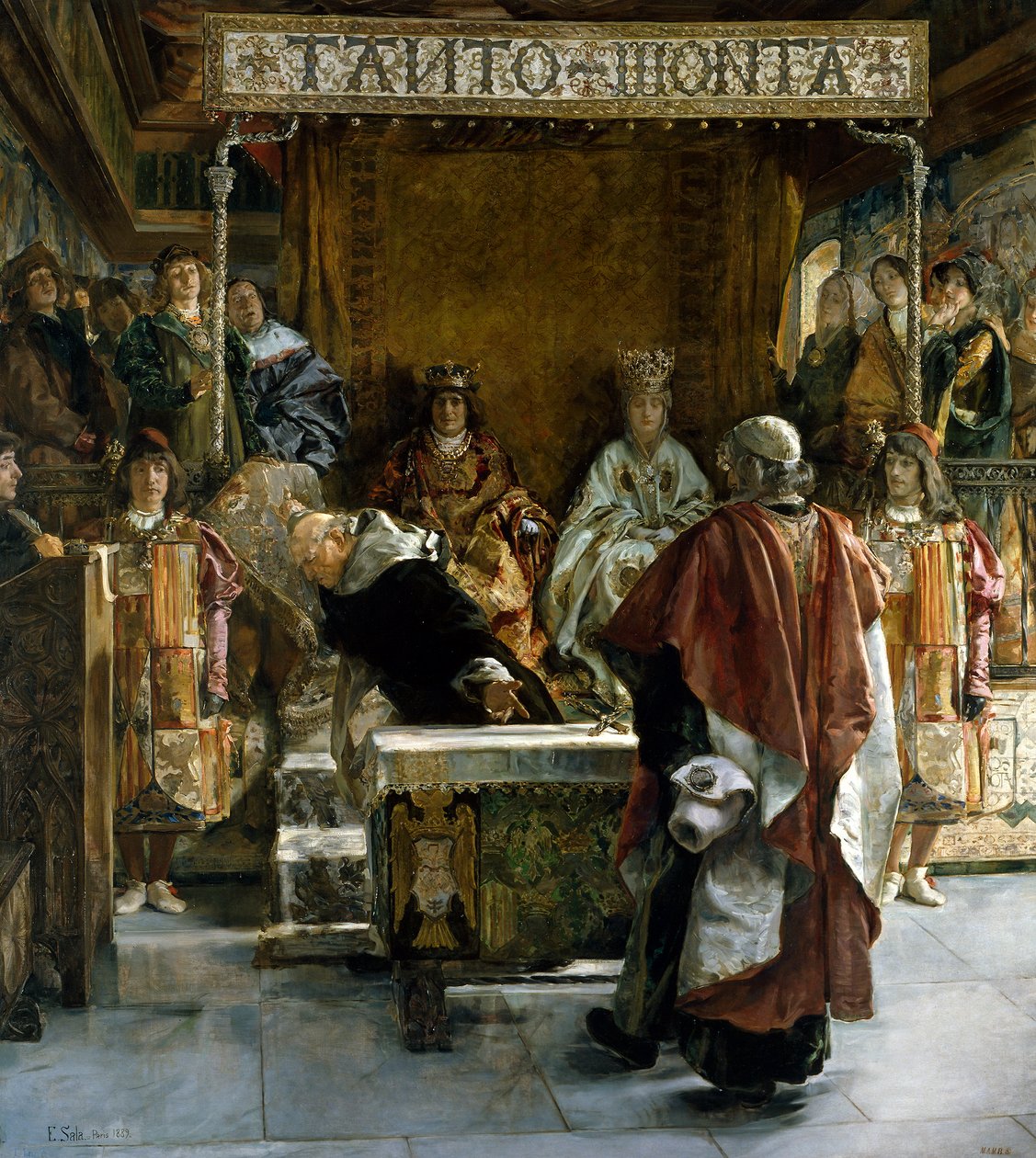 Expulsão dos judeus da Espanha (ano de 1492) de Emilio Sala Francés