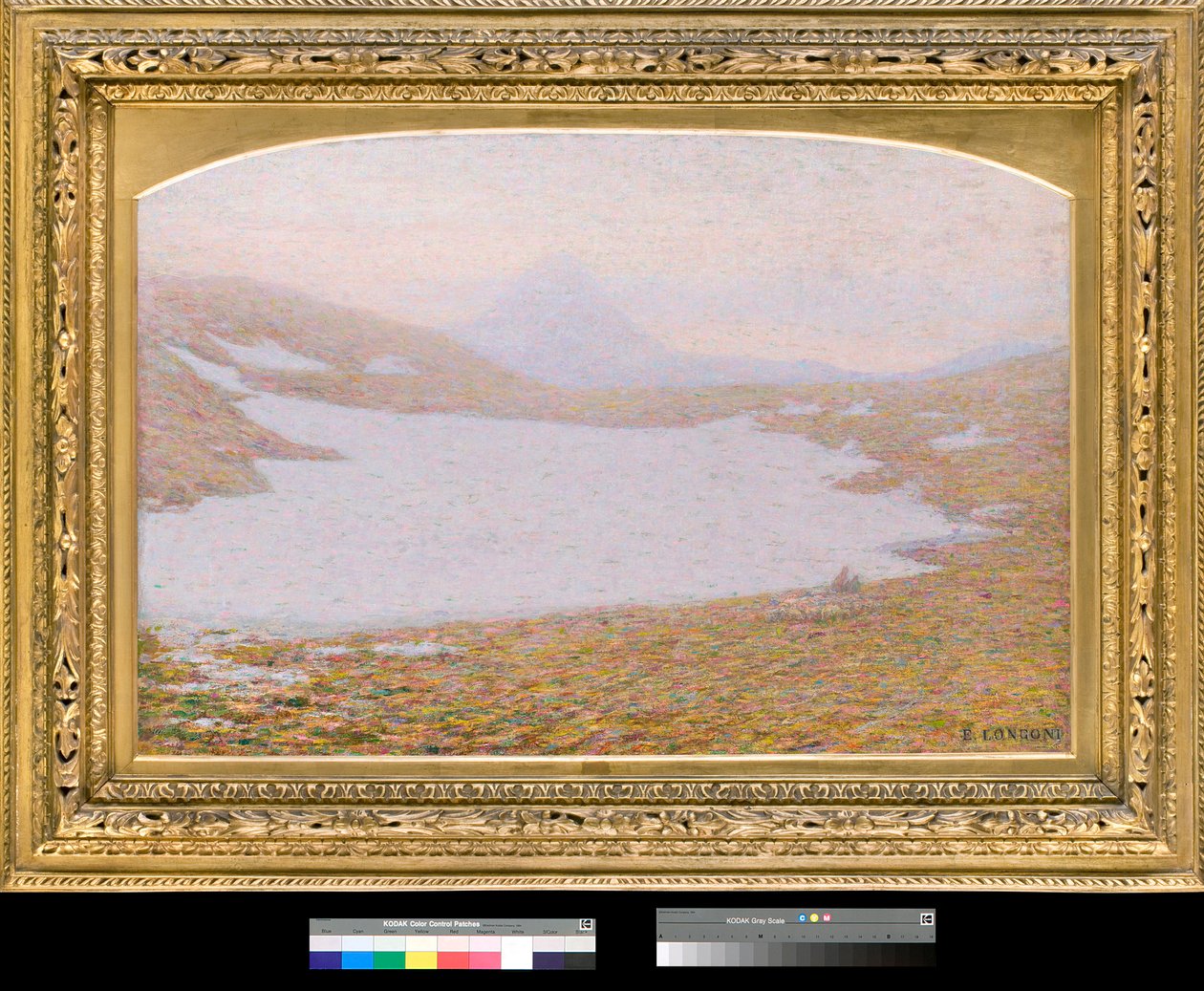 primavera na Alta Montanha (Montanhas na primavera) Pintura de Emilio Longoni (1859-1932) 1912 Coleção Particular de Emilio Longoni