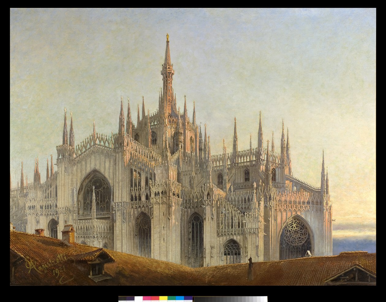 Amanhecer, a Catedral de 1921 de Emilio Magistretti
