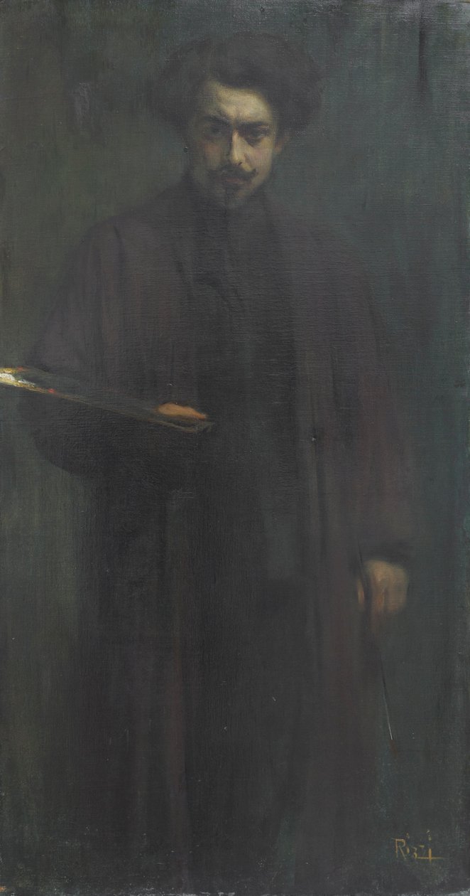 Autorretrato, Emilio Rizzi (óleo sobre tela) de Emilio Rizzi