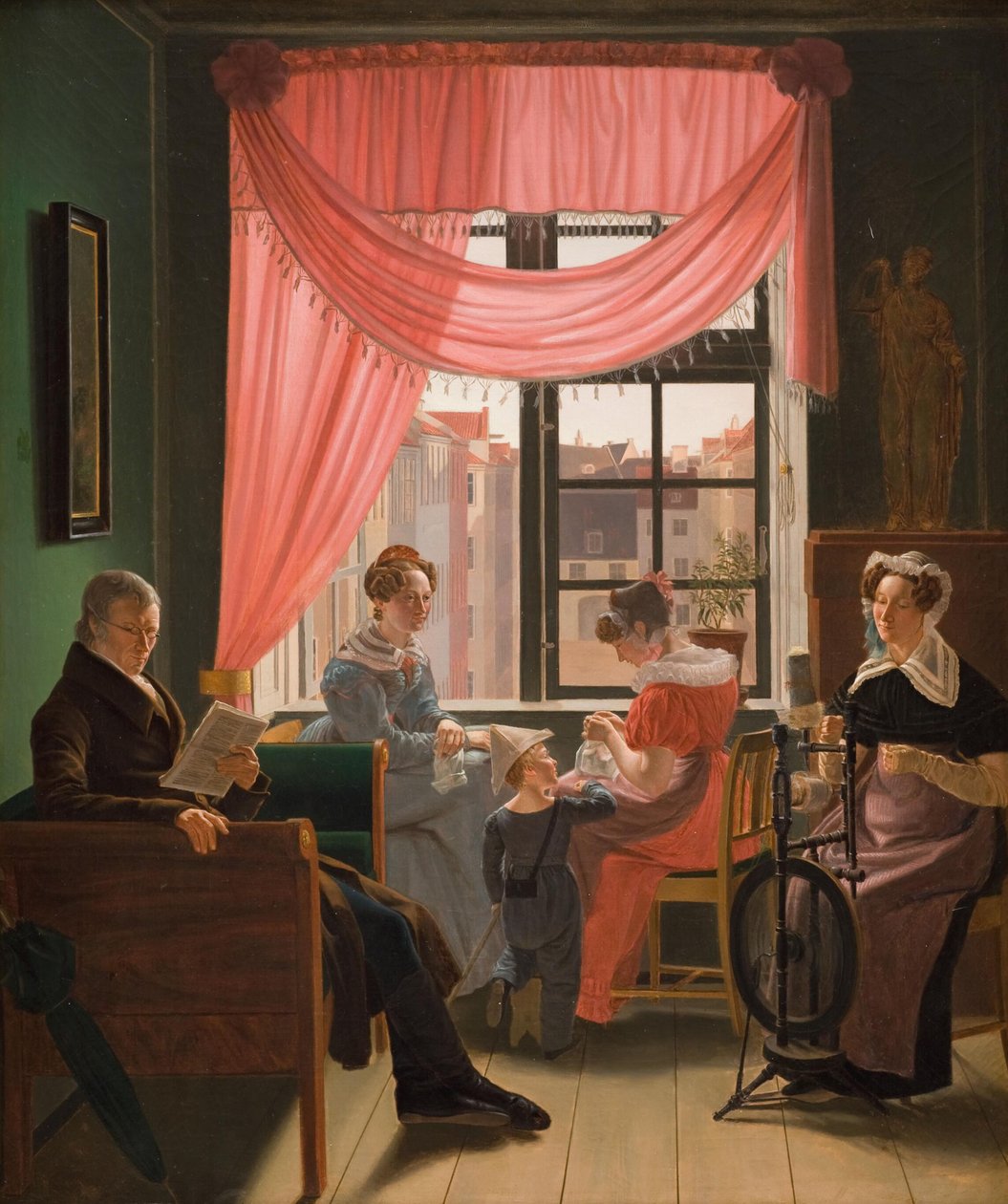 Retrato de família de Emilius Ditlev Baerentzen
