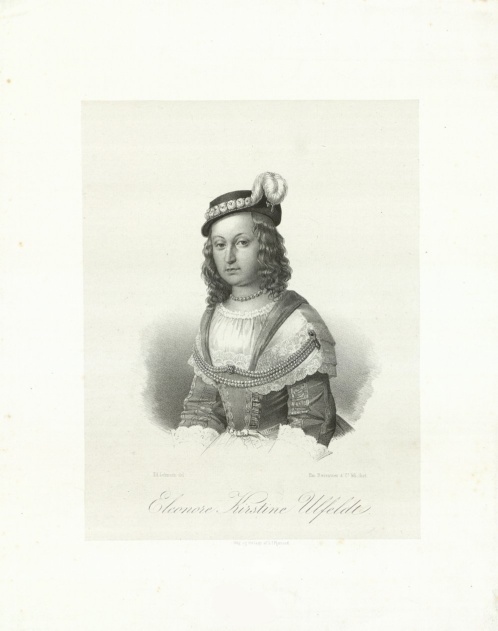 Leonora Christina, Condessa Ulfeldt 1621-1698, 1847. de Emilius Ditlev Baerentzen