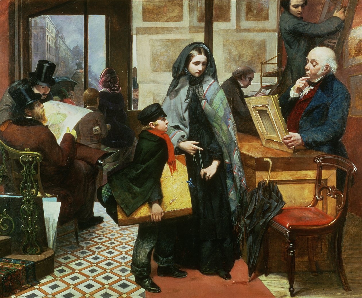Sem nome e sem amigos, 1857 de Emily Mary Osborn