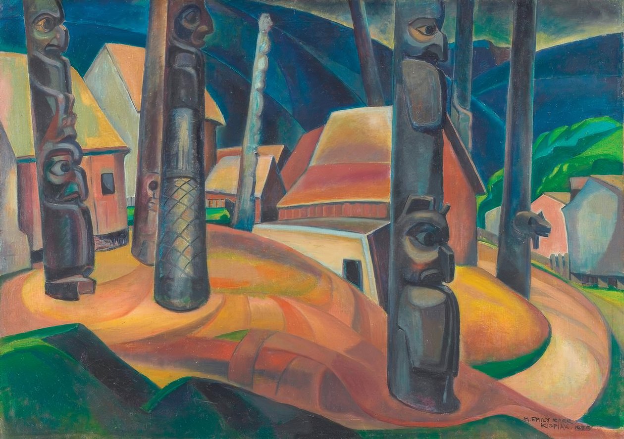 Emily Carr, Kispiox Village de Emily Carr