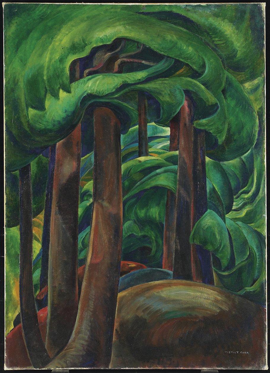 Floresta Ocidental, c.1931 (óleo sobre tela) de Emily Carr