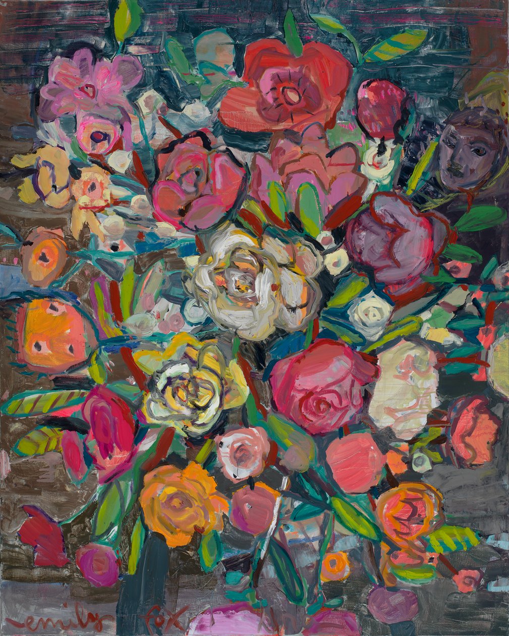 Abundância, 2021 (óleo sobre tela) de Emily Fox King