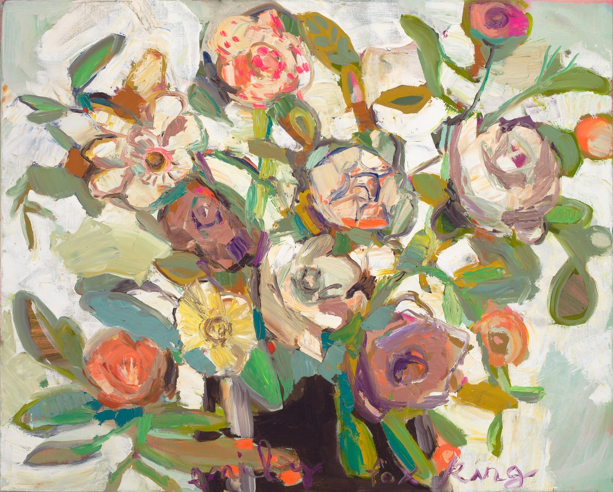 All the Good, 2020 (óleo sobre tela) de Emily Fox King