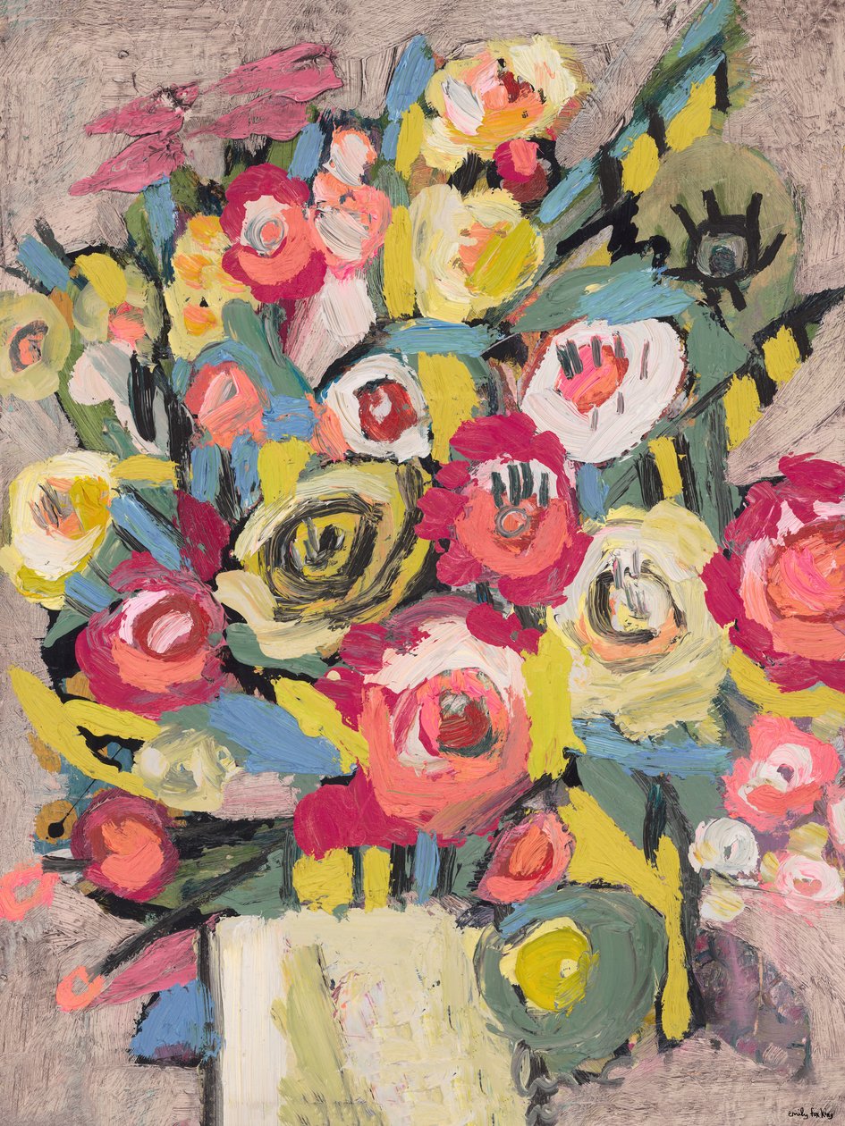 EFK0031, 2018 (óleo sobre tela) de Emily Fox King