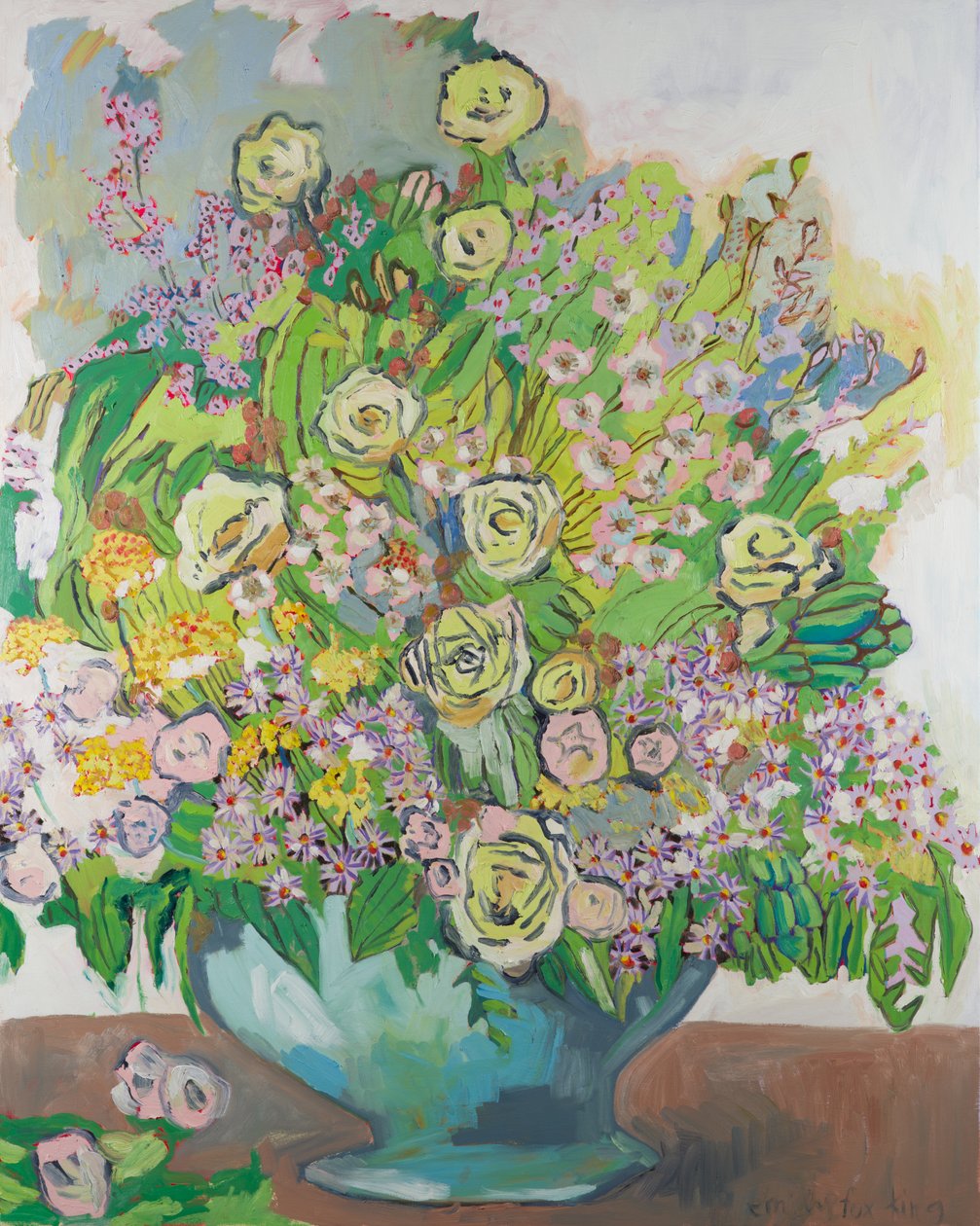 Ruth, 2016 (óleo sobre tela) de Emily Fox King