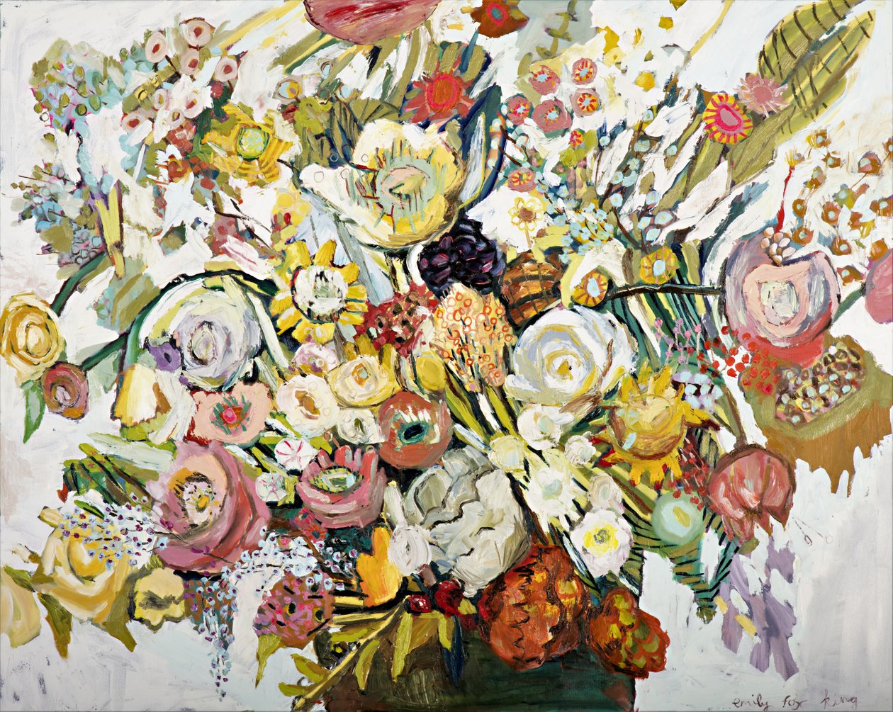 SMALL Parmelie, 2018 (óleo sobre tela) de Emily Fox King