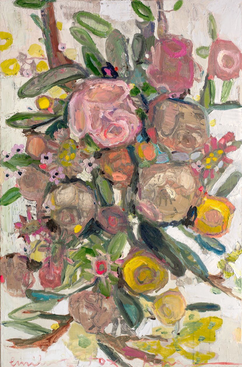 Sticks and Stones, 2021 (óleo sobre tela) de Emily Fox King