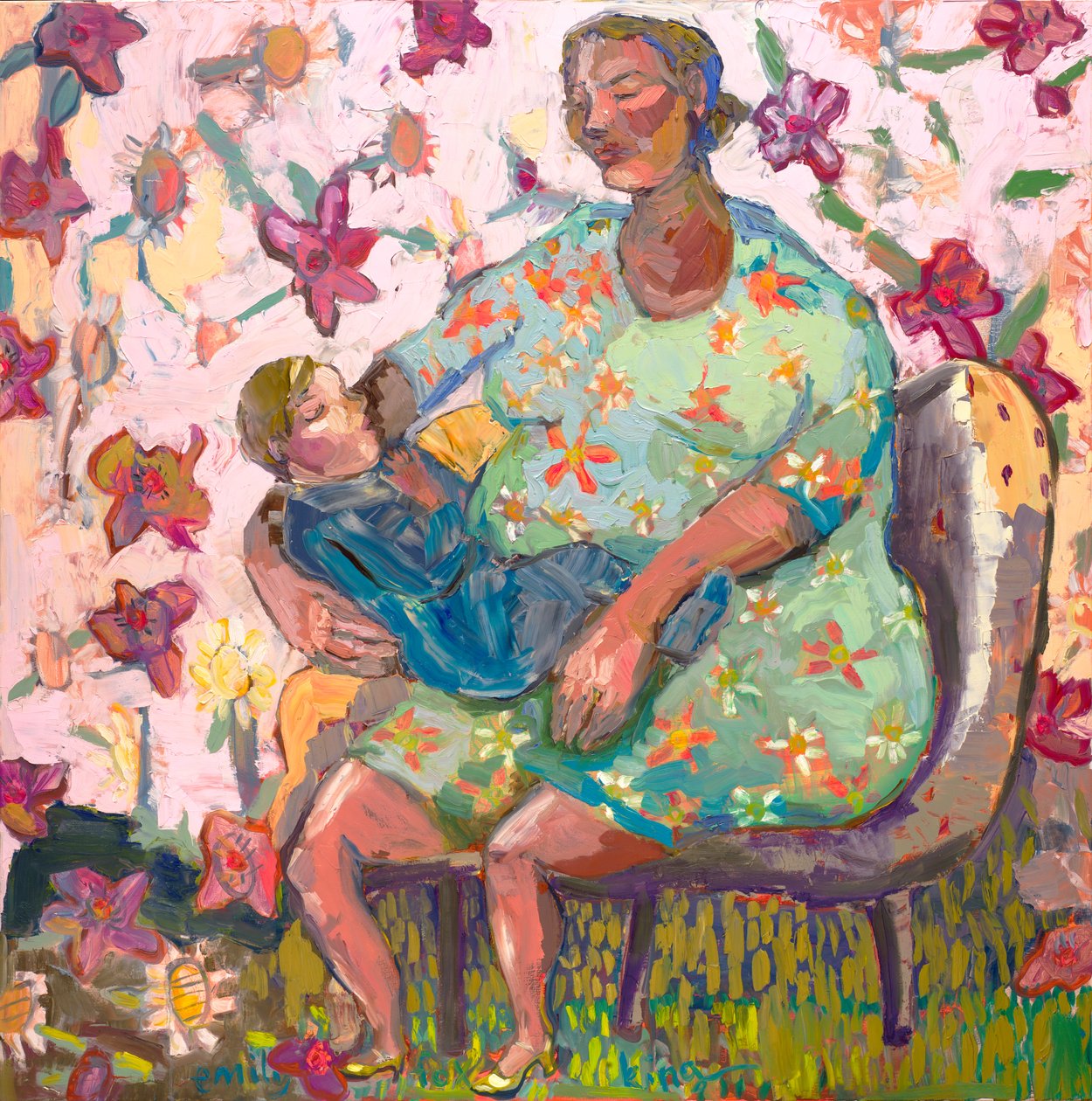 We Are Given, 2021 (óleo sobre tela) de Emily Fox King