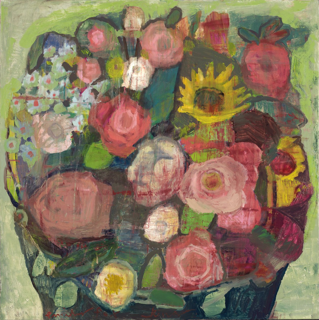 oferta, 2024 (óleo sobre tela) de Emily Fox King