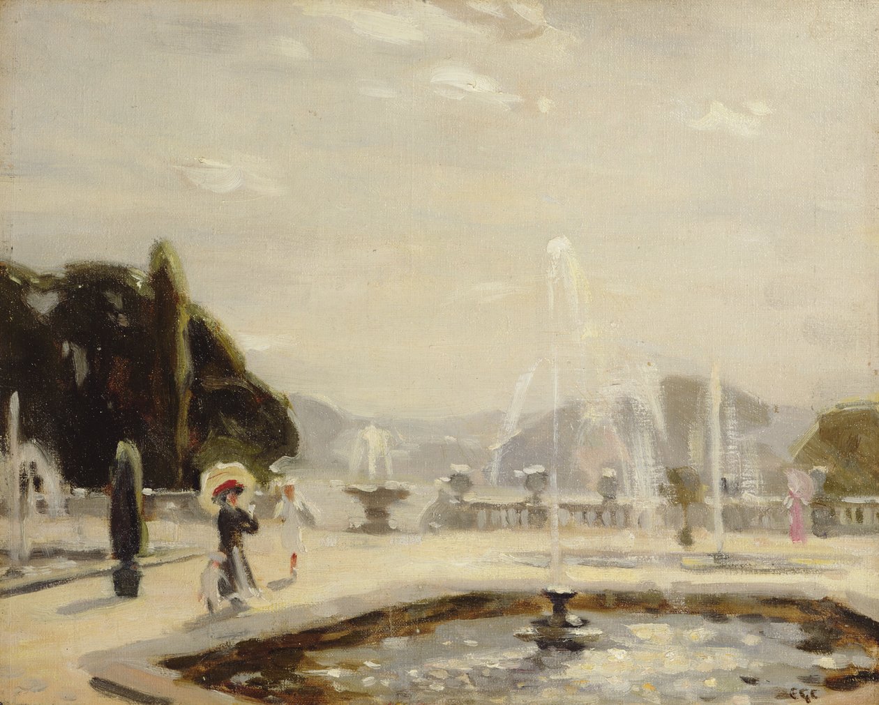 A Fonte (óleo sobre tela) de Emily G. Court