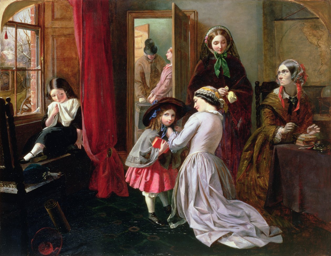 Pensamentos em casa, 1856 de Emily Mary Osborn