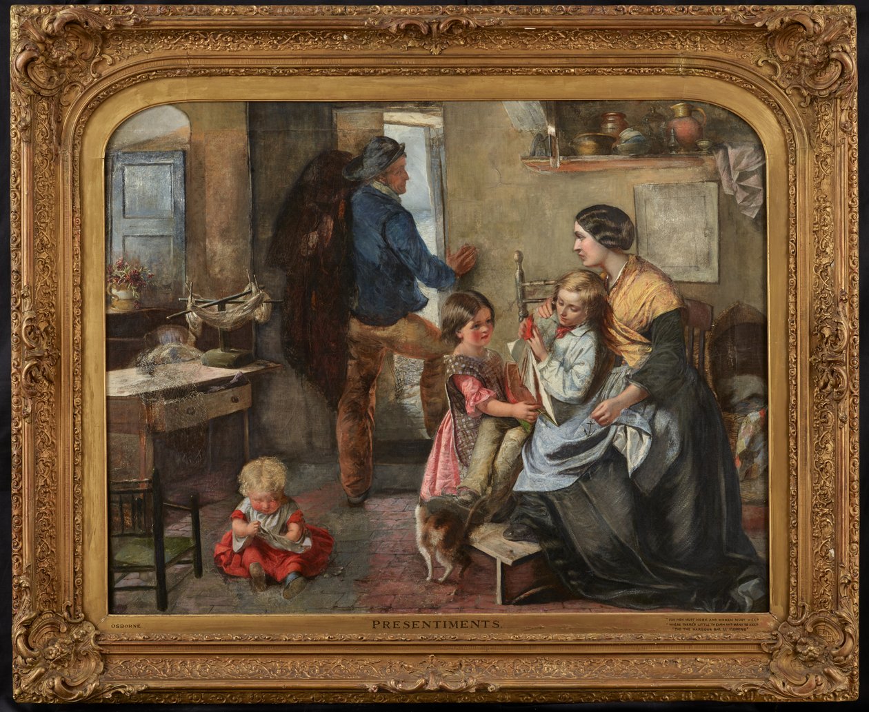 Pressentimentos (óleo sobre tela) de Emily Mary Osborn
