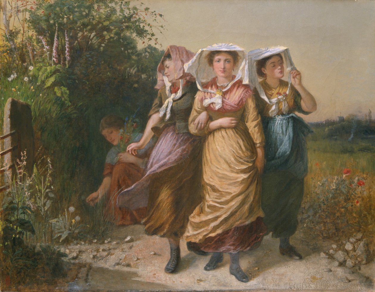 "The Bal maidens", 1854-1913 de Emily Mary Osborn