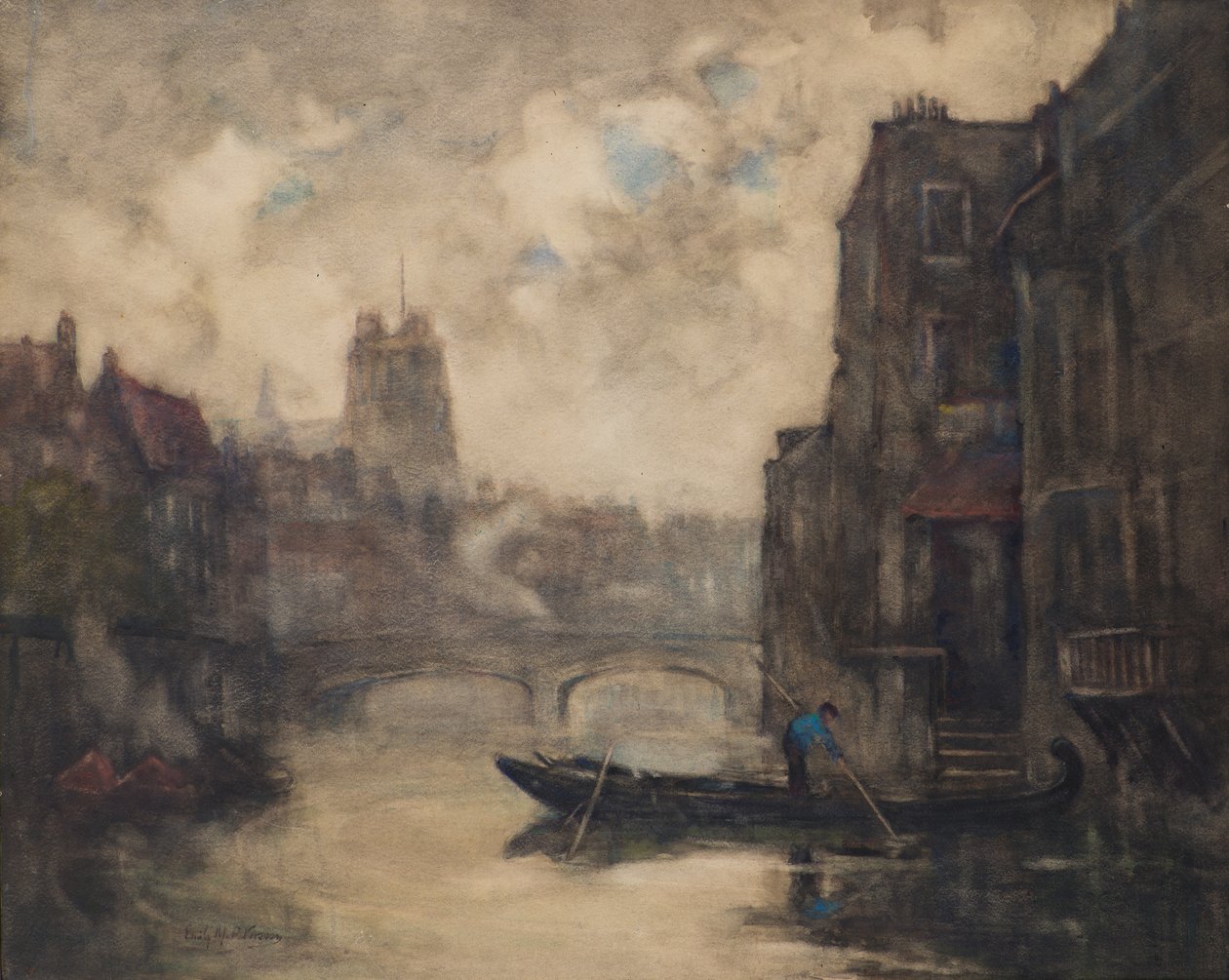 Dordrecht (aquarela) de Emily Murray Paterson