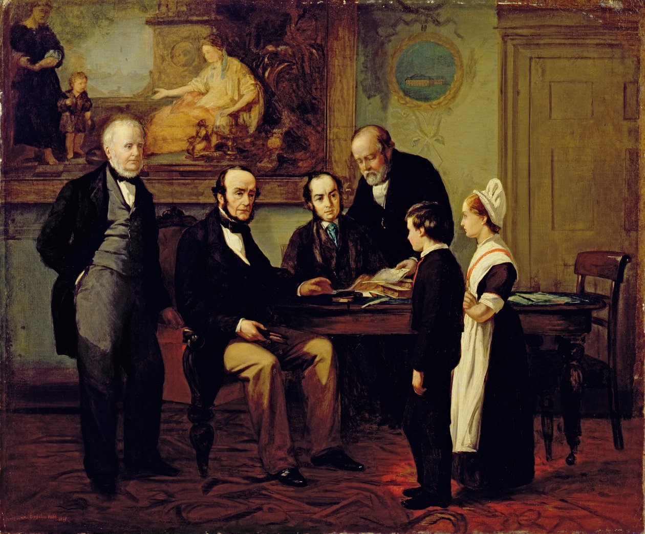 Tomando a licença, 1868 de Emma Brownlow