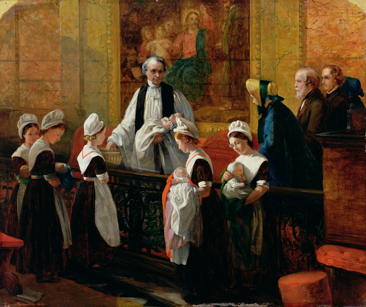 O batizado de 1863 de Emma Brownlow