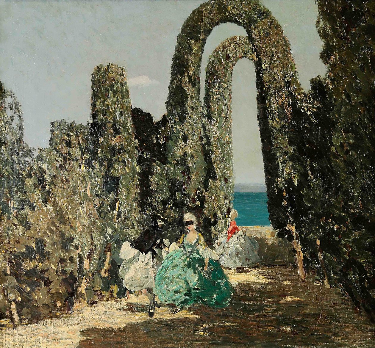 Senhoras Mascaradas, c. 1909. de Emma Ciardi