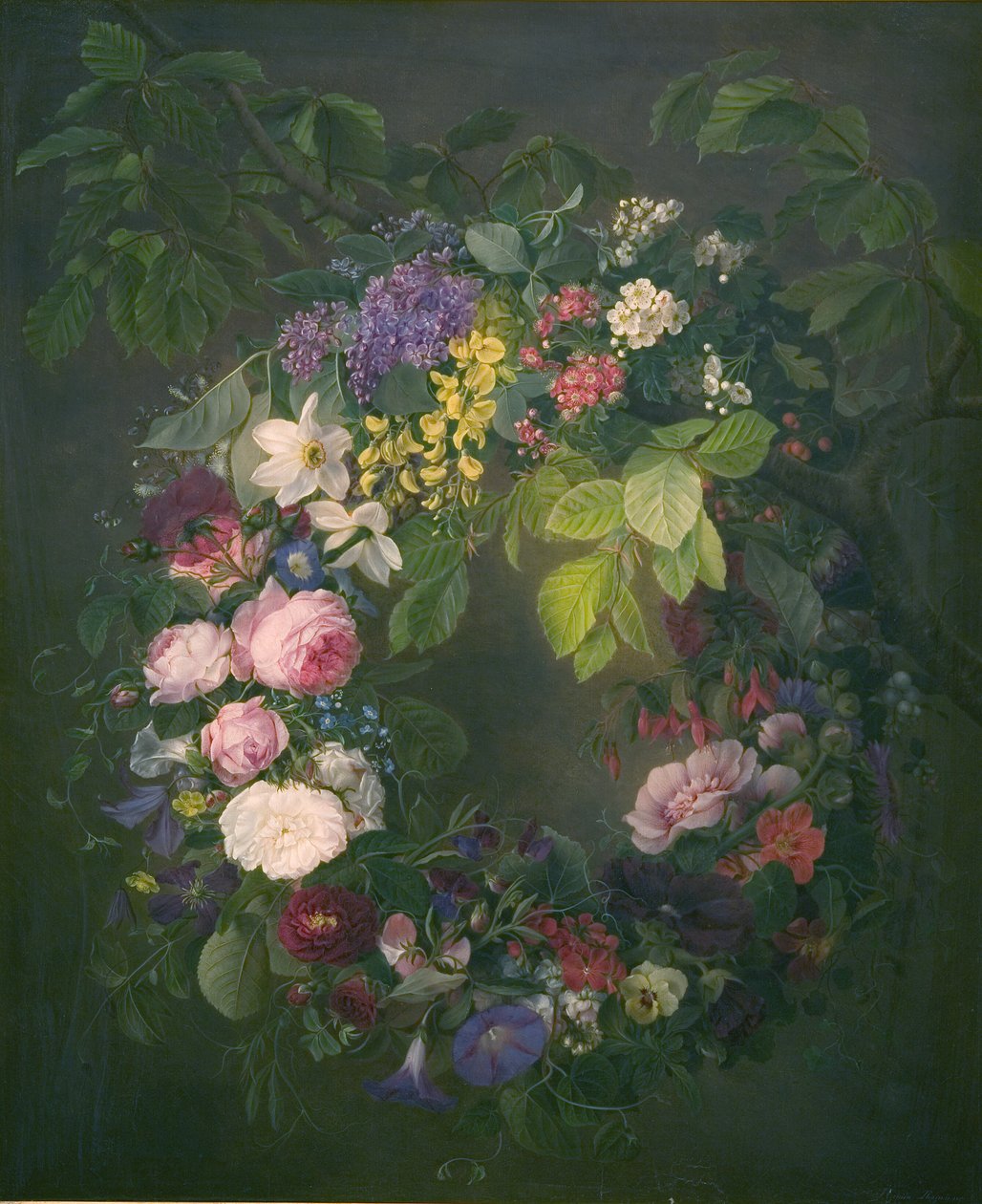 Uma coroa de flores de Emma Thomsen
