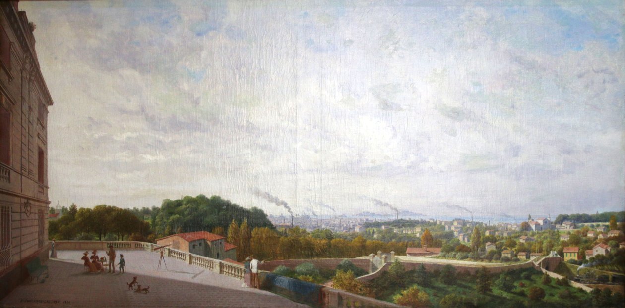 Marselha, vista de São Bartolomeu de Emmanuel Coulange
