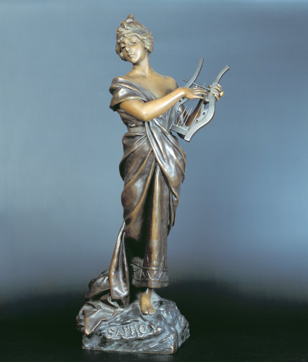 Safo, c.1910 (bronze) de Emmanuel Villanis
