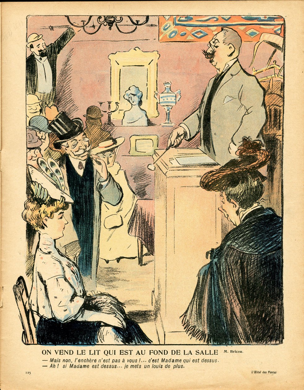 A Placa de Manteiga, número 215, de cor satírica de Emmanuel Barcet