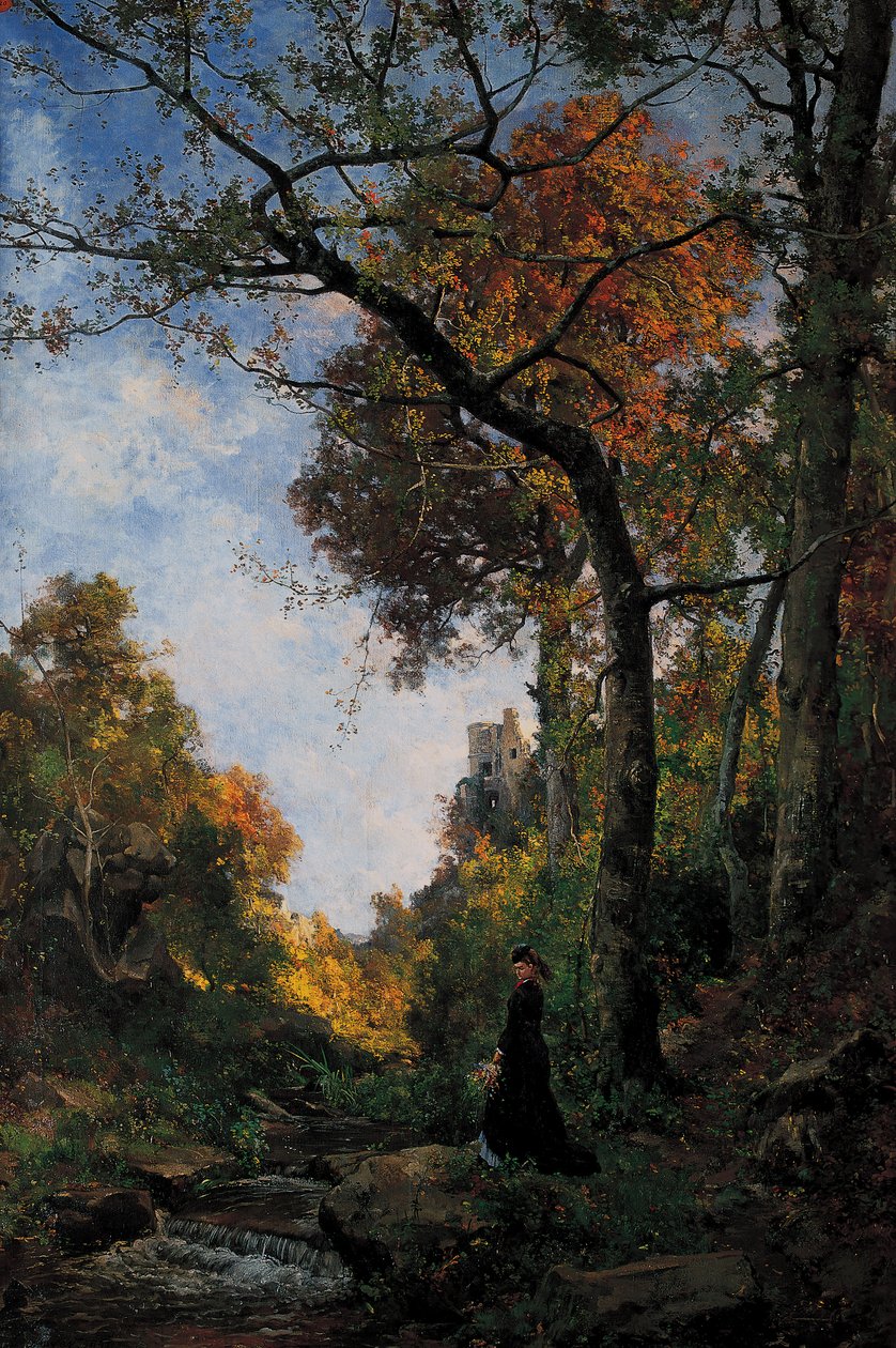 Cernay. Passeio de Outono de Emmanuel Lansyer