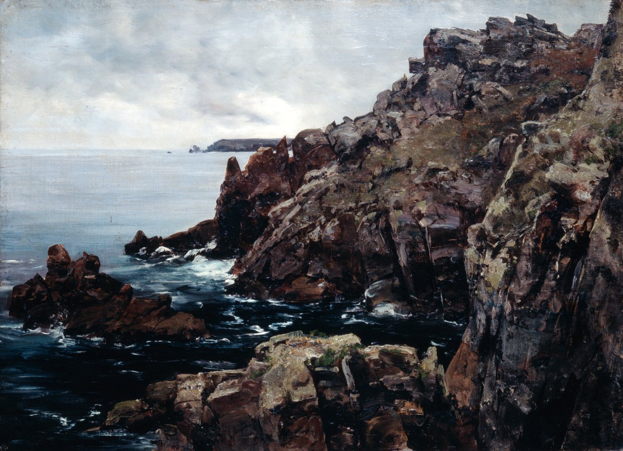 Promontório de Raz, 1884 de Emmanuel Lansyer