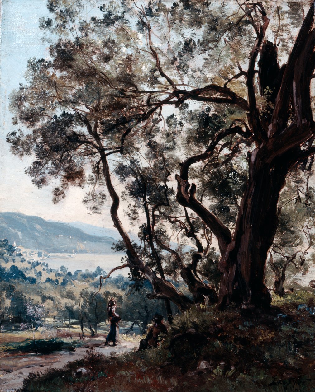 Roquebrune, 1892 de Emmanuel Lansyer