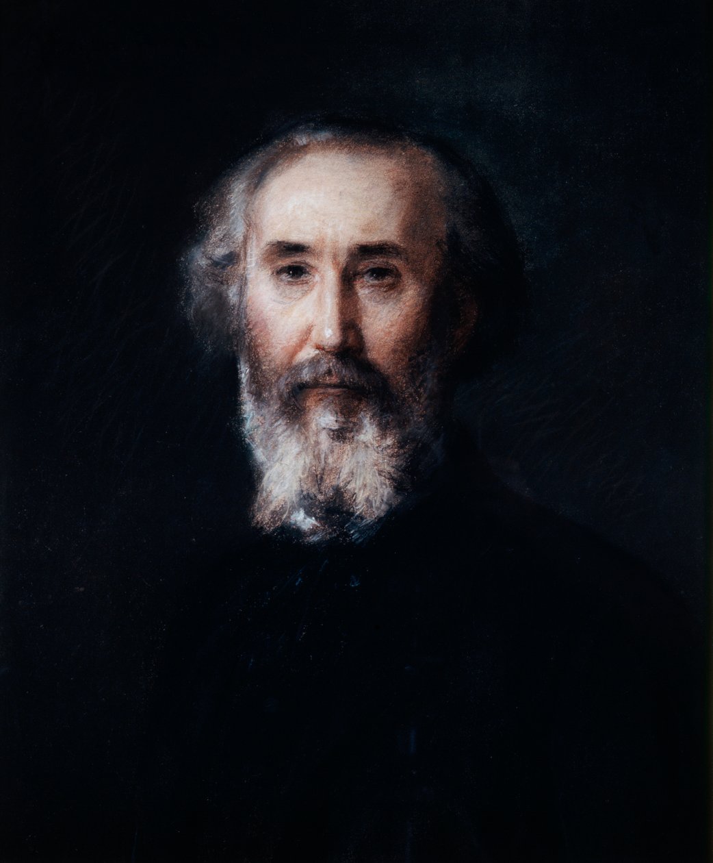 Auto-retrato do artista Emmanuel Lansyer, século XIX de Emmanuel Lansyer