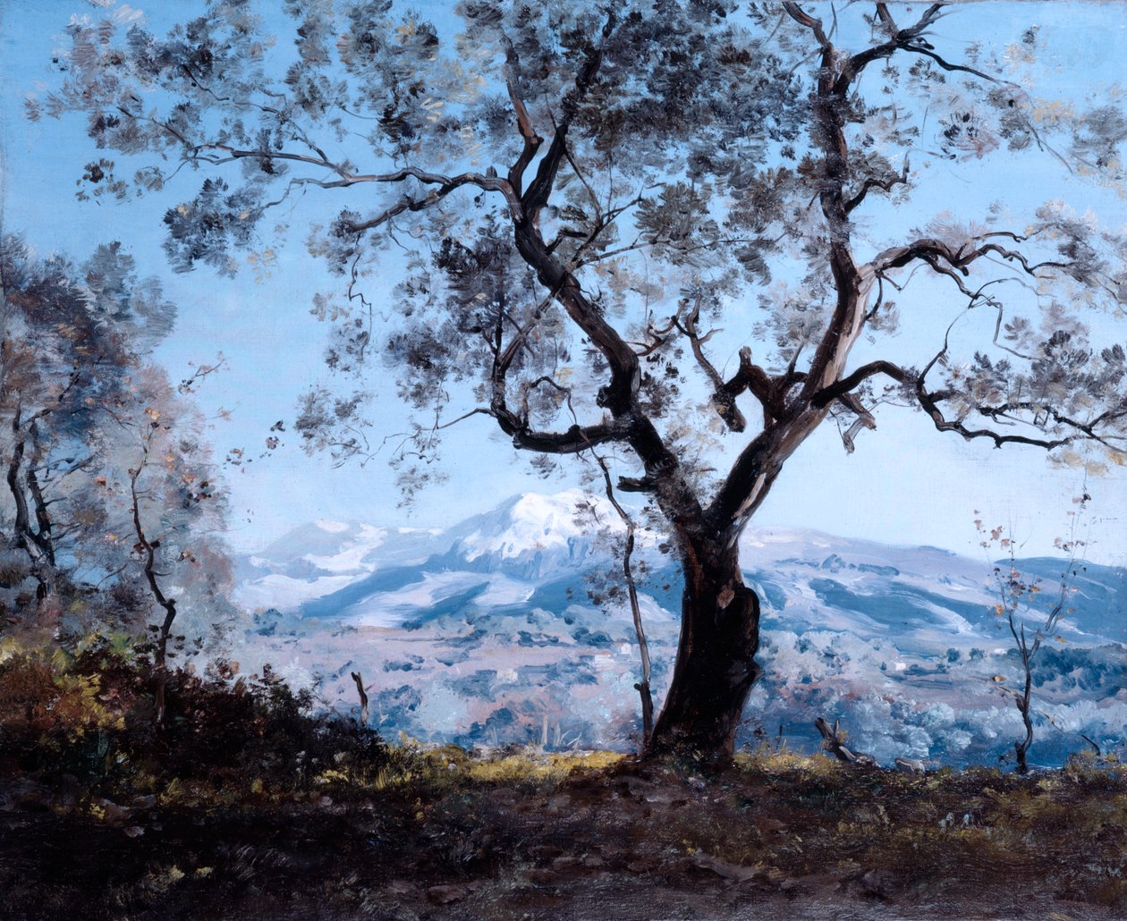 A área em torno de Menton, perto de Roquebrune, 1892 de Emmanuel Lansyer