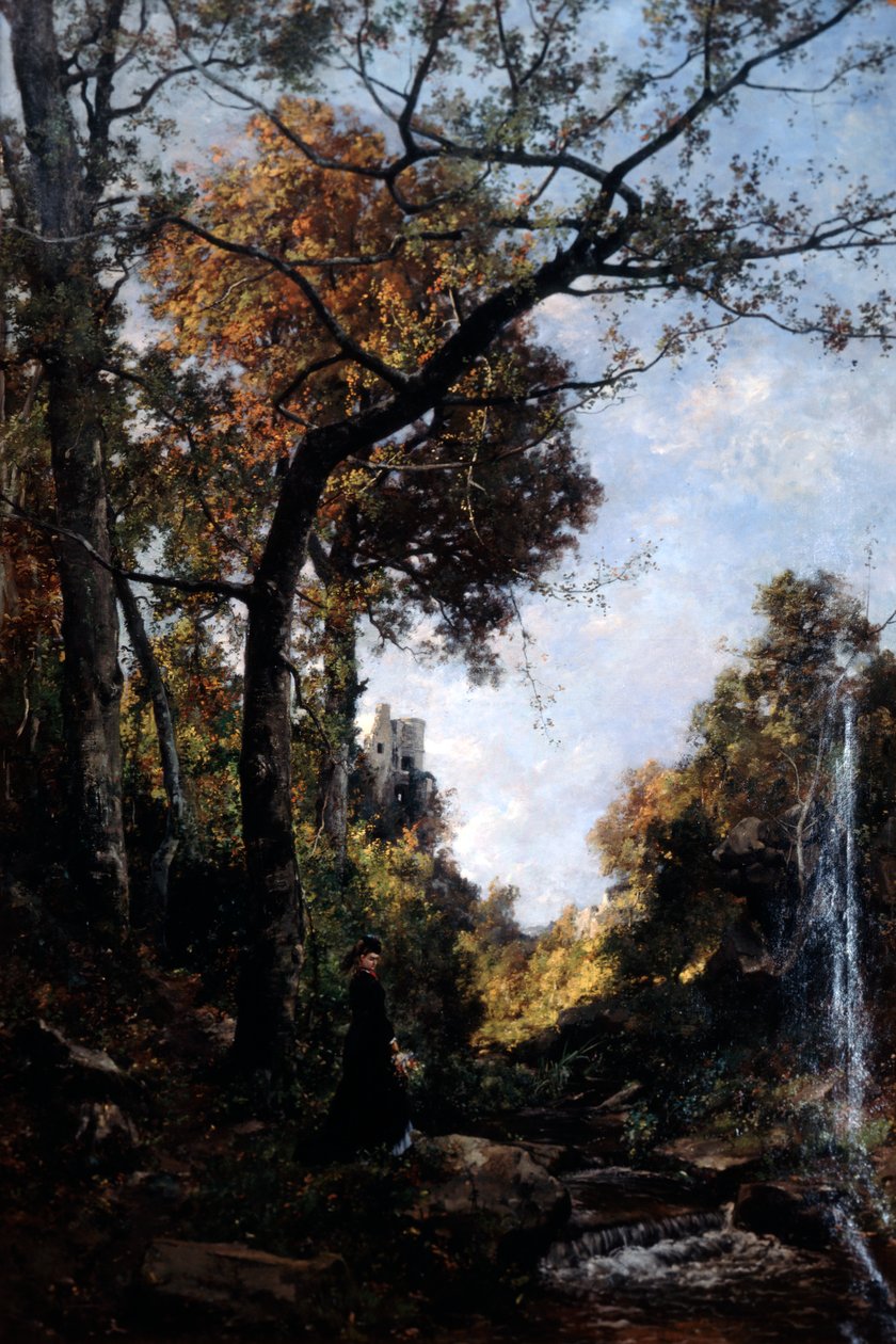 A caminhada do outono, 1869. de Emmanuel Lansyer