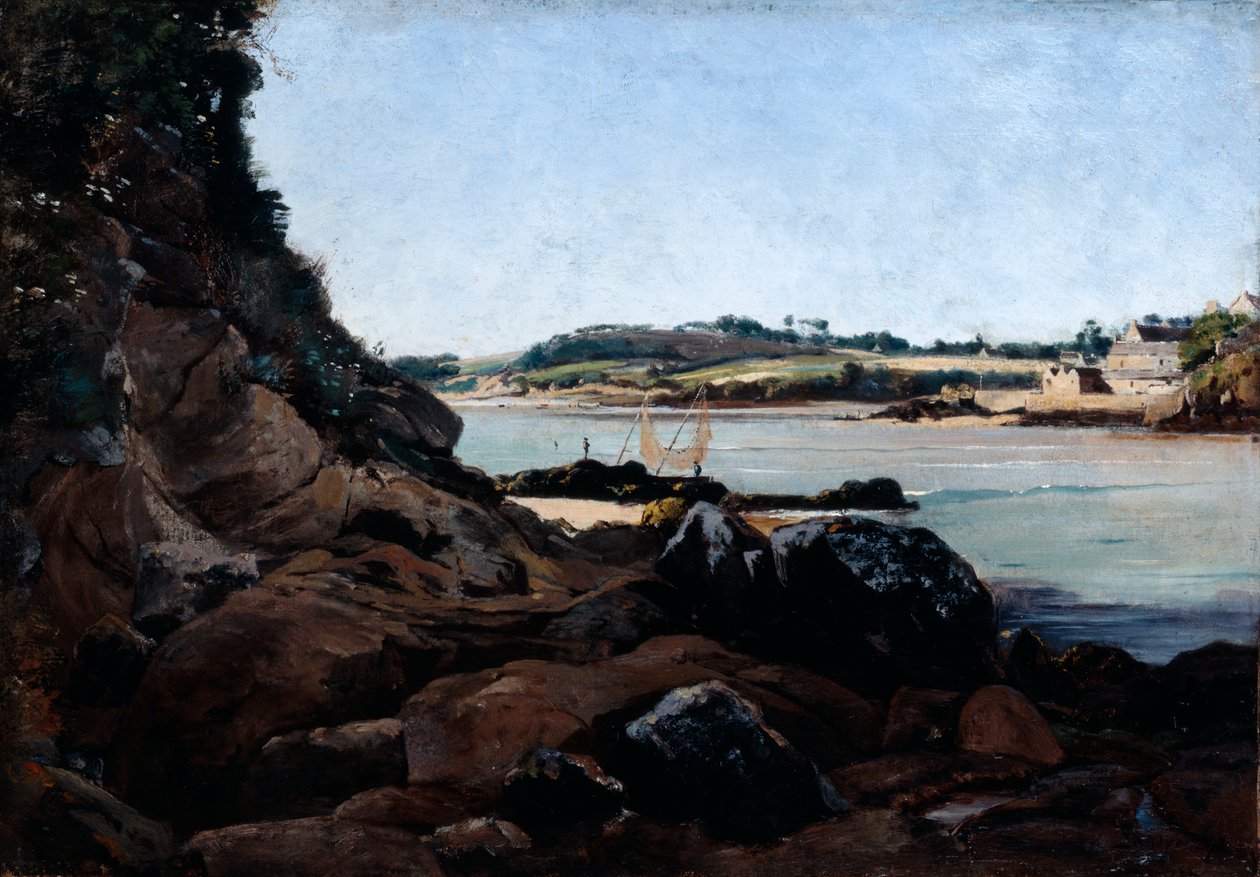 O Canal de lile Tristan, 1873 de Emmanuel Lansyer