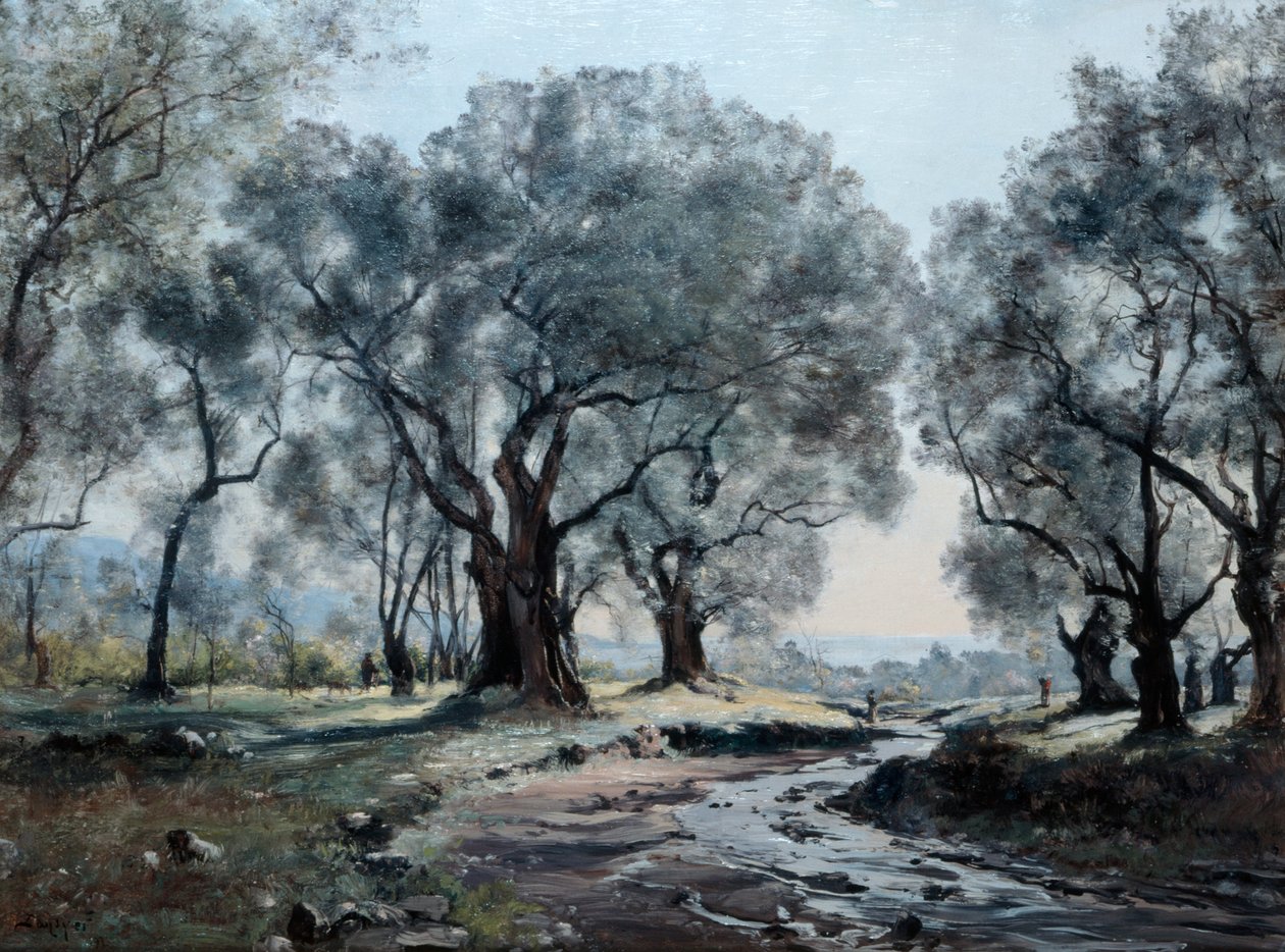 O córrego da montanha de Vallonet, 1892 de Emmanuel Lansyer